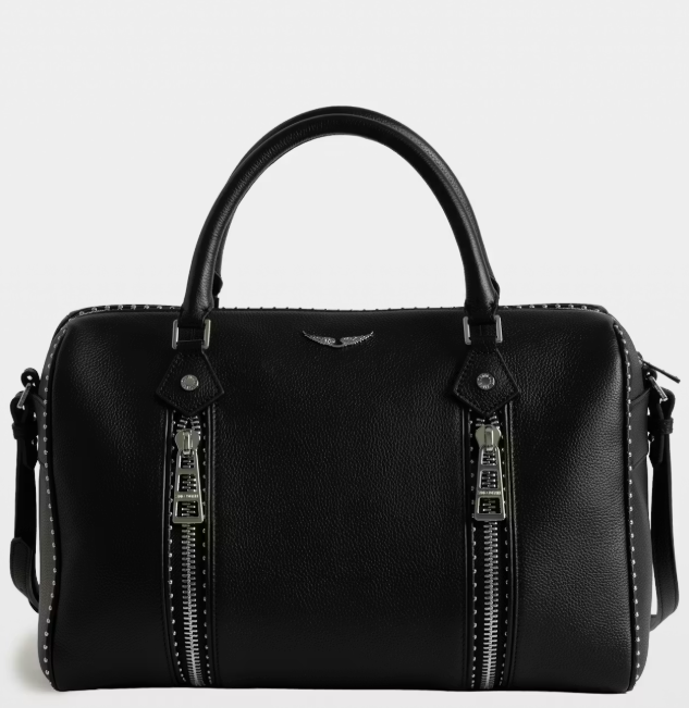 Bolso Sunny medium Studs Zadig blk
